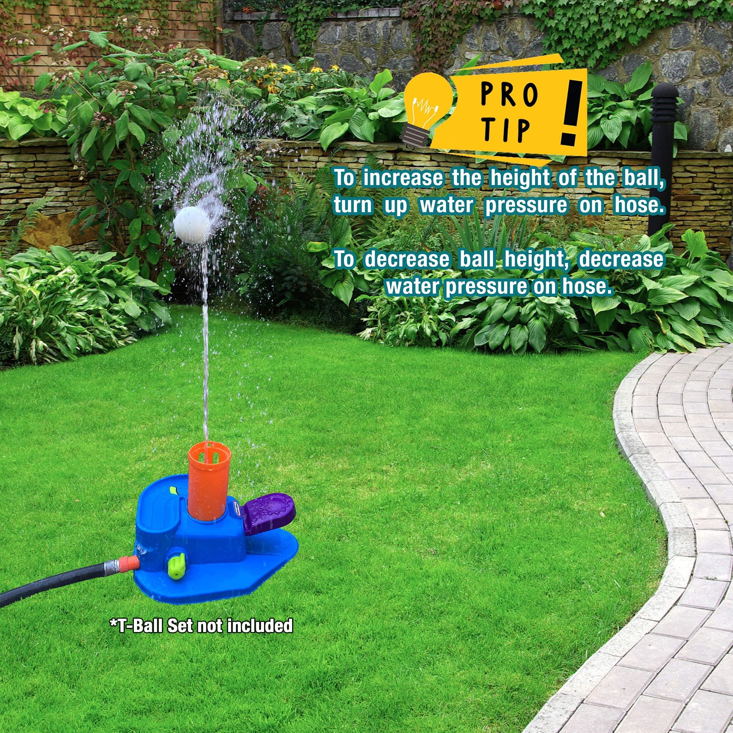 Pelotas de béisbol de repuesto para niños pequeños y pequeños para Little Tikes Triple Splash T-Ball y Splash Hit Tennis | Pelotas de plástico perfectas para práctica de tee-ball | Paquete de 6 6
