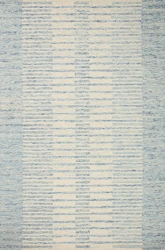 Miniatura 4 de Loloi Chris Loves Julia Chris Collection CHR-01 MarfilMezclilla 8'-6'' x 11'-6'', 0.50 pulgadas de altura, alfombra de área