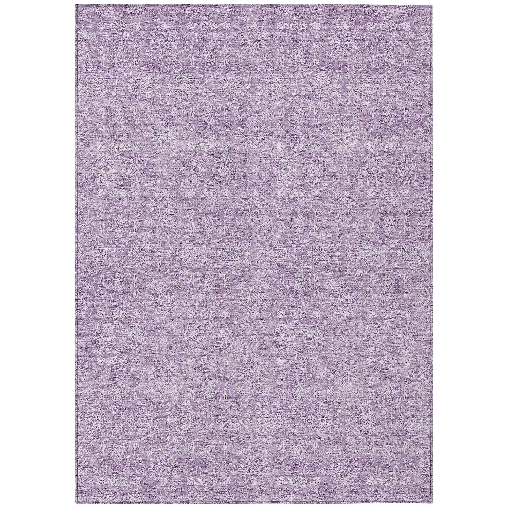 Addison Rugs Chantille ACN703 Lavender 2'6" x 3'10" Indoor Outdoor Area Rug, Easy Clean, Machine Washable, Non Shedding, Bedroom, Entry, Living Room,