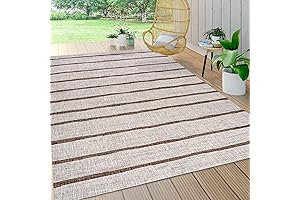 JONATHAN Y: Bohemian Indoor/Outdoor Beige Bedroom Rug