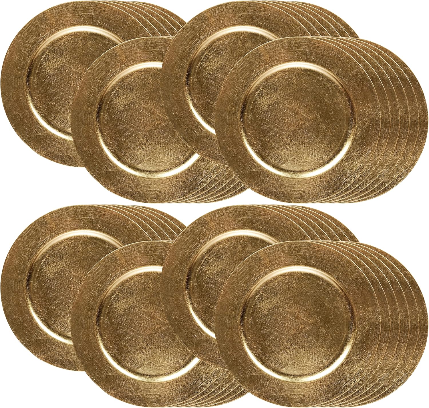Ashland 8 Packs 6 ct. (48 total) 13”; Gold Chargers by Celebrate It™ Charger Plates