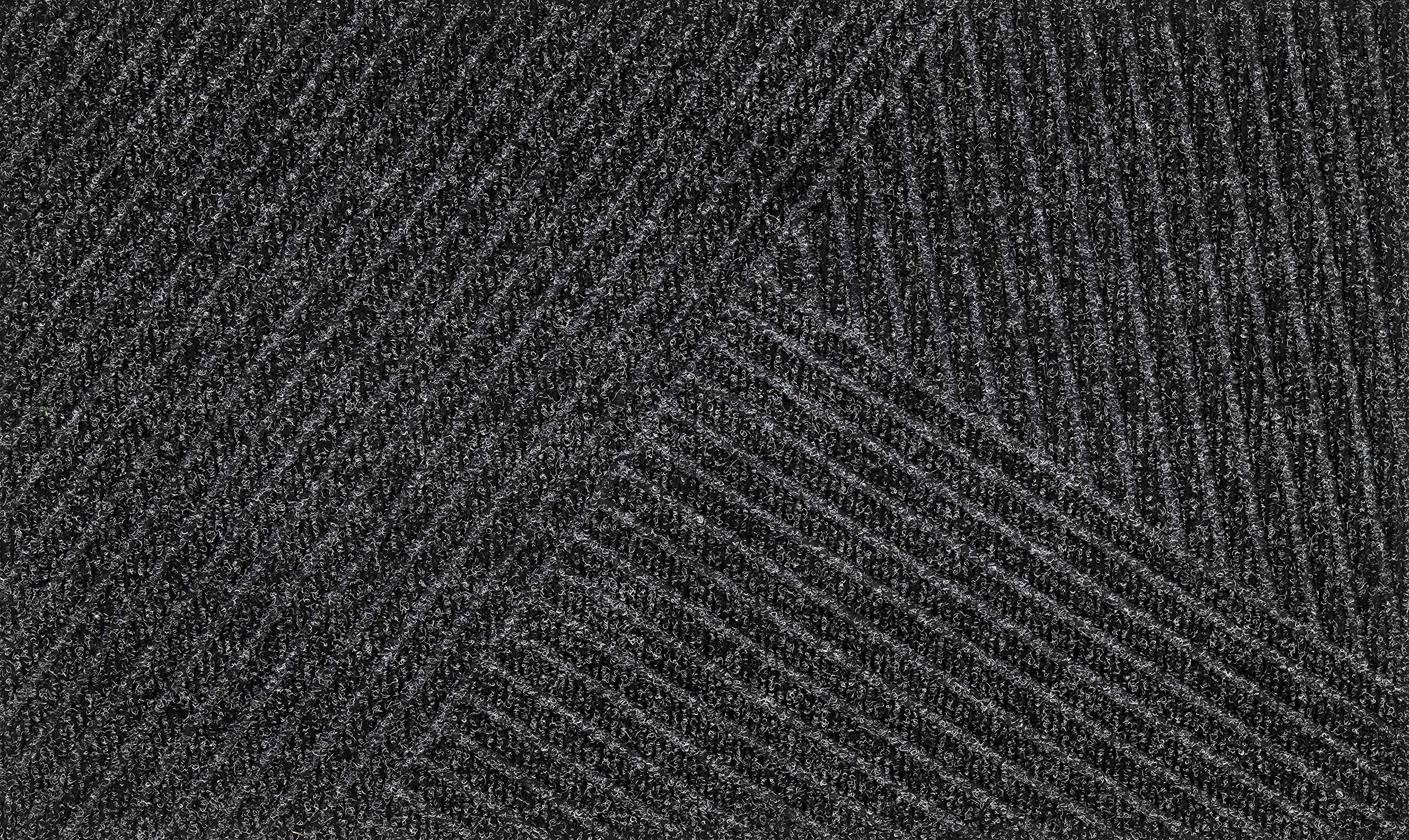 Dune Stripes Dark Grey 45 x 75 cm, Washable Inside and Outside