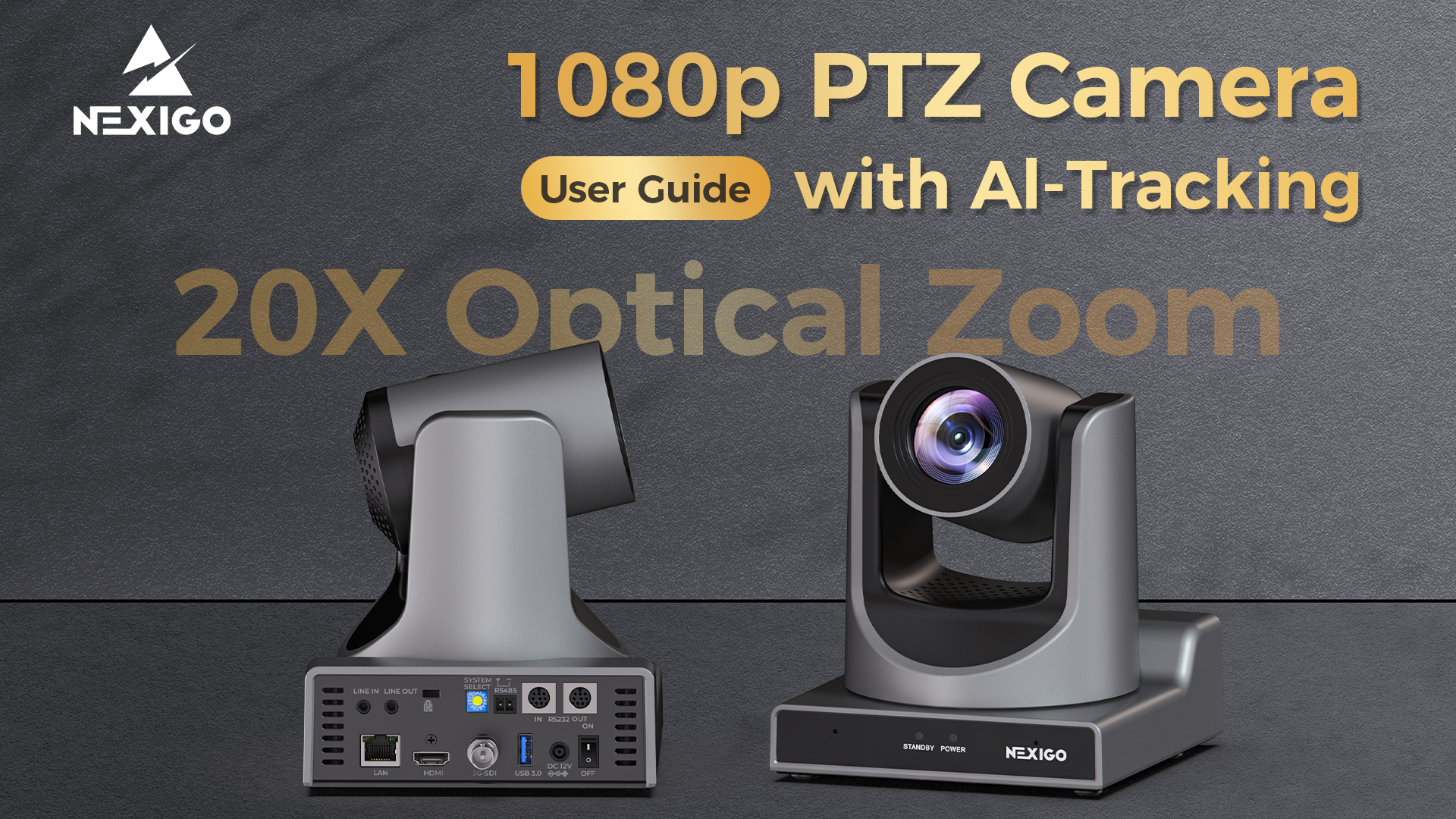 Amazon.com: NexiGo PTZ Camera 20X Optical Zoom with PoE HDMI/3G