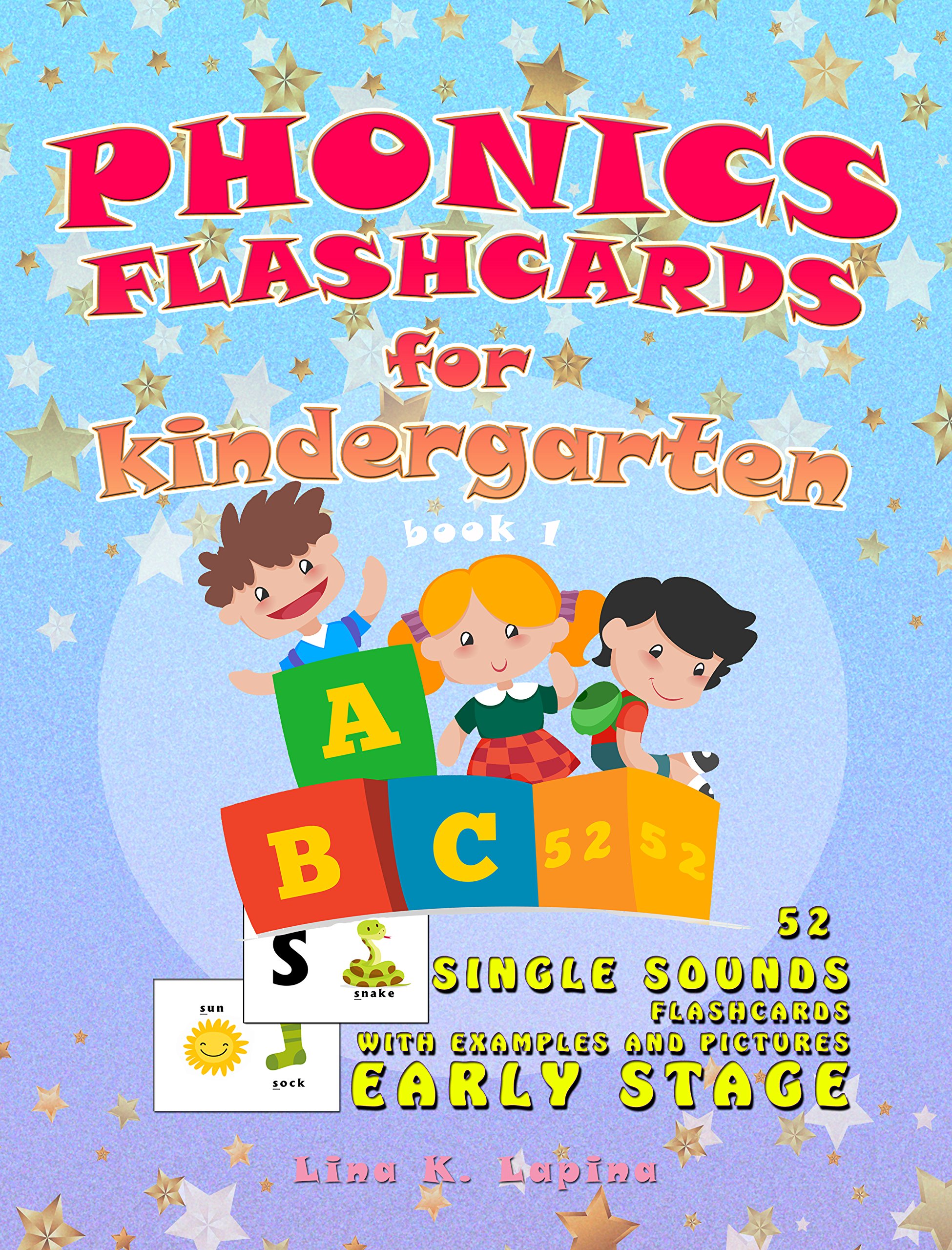 Buy Phonics Flashcards for Kindergarten 52 flashcards with pictures