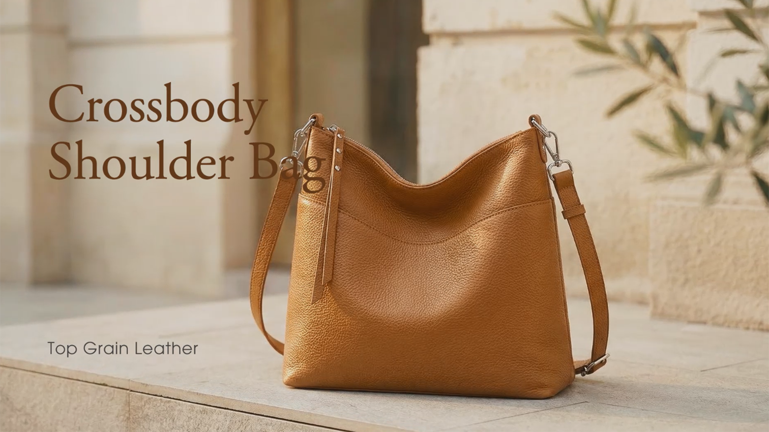 Bolso Tote de Cuero S-ZONE para Mujer Mediano miniatura 7