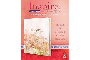 Inspire Catholic Bible NLT Large Print (LeatherLike, Multicolor)
