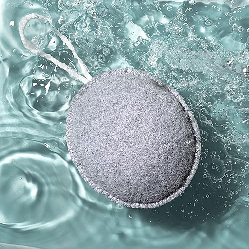 Miniatura 4 de EcoTools Esponja exfoliante de carbón, esponja corporal infundida, desintoxicante y exfoliante, elimina la piel seca y autobronceador, accesorio de