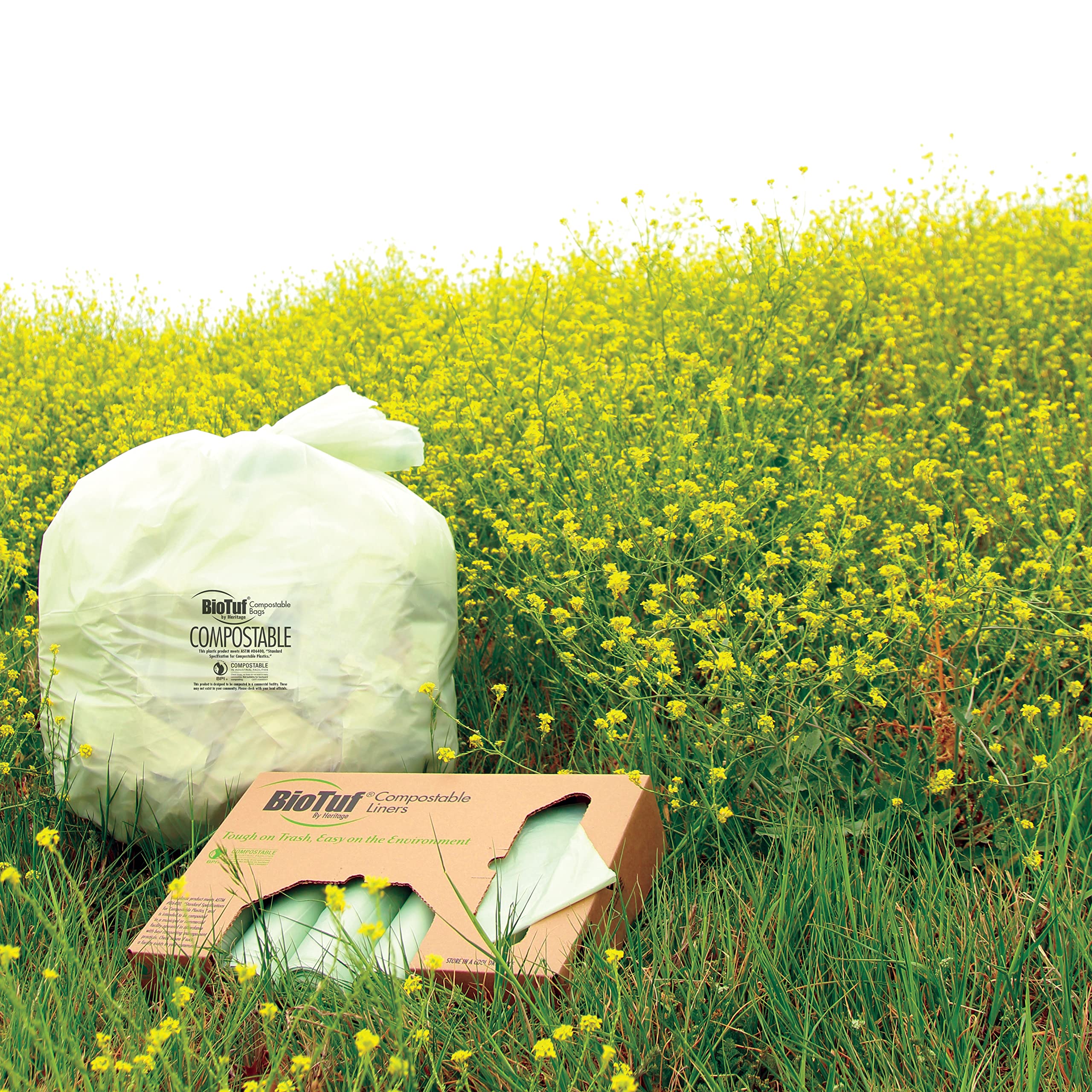 HERY6039EER01 - Heritage Biotuf Bolsas para latas compostables