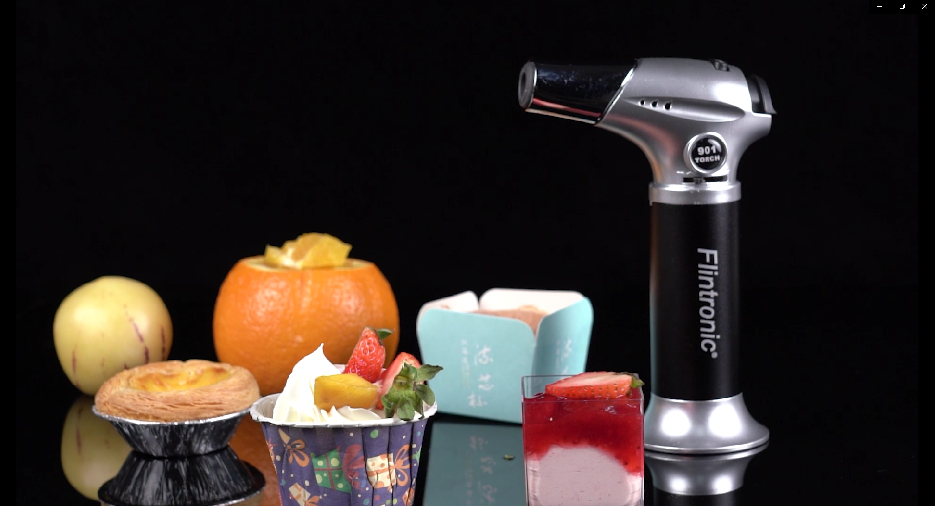 Chalumeau de Cuisine, Double Flamme Torche de Cuisine avec Verrou de