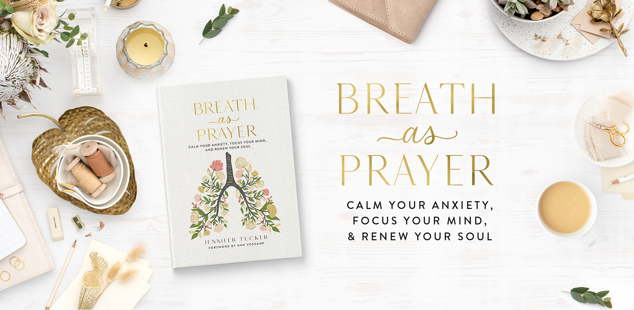 Image of Breath as Prayer: Calm Your Anxiety, Focus Your Mind, and Renew Your Soul (80+ Breath Prayers and Devotional Meditations) - The Perfect Christian Gift for Women