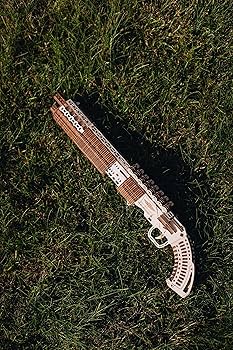 Amazon.com: Wood Trick 霰彈槍3D 木製拼圖,適合成人和兒童拼砌- 詳細