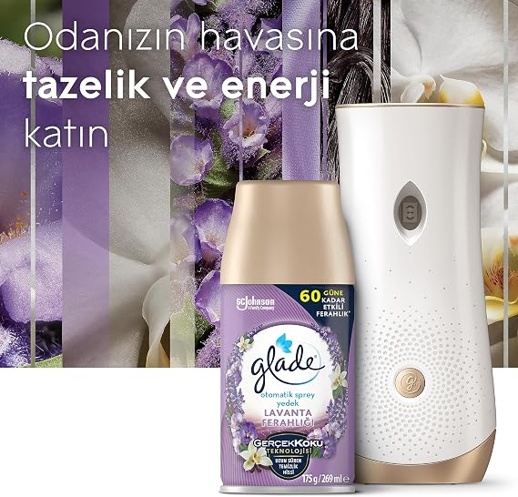 Glade Lavender Replacement Automatic Spray Effective for 60 Days (1 x 269 mL)