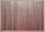 Queensell Bamboo Rug – Bamboo Bathroom Accessories Area Rug – Bath Mat – Bathroom Rugs – Runner Small Rug 17" x 24" Dark Brown