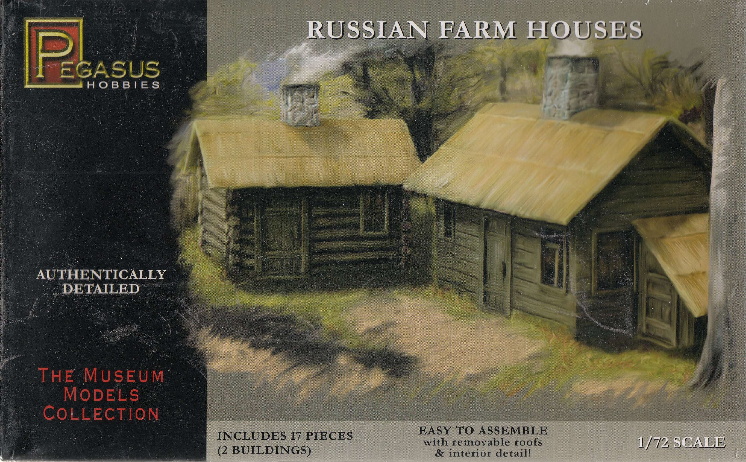 Pegasus 1/72 2 Russische Farmhäuser