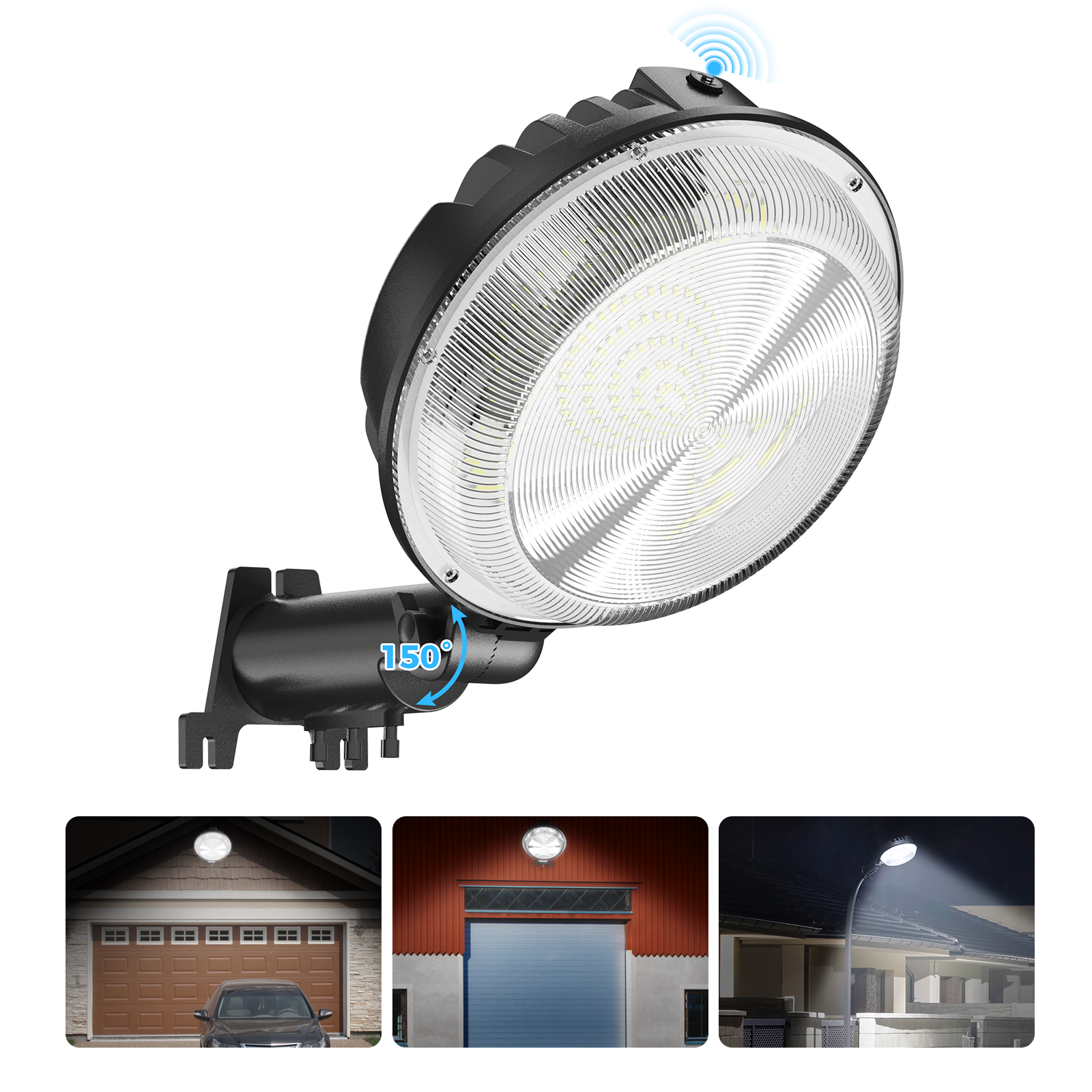 ASD LED Barn Light 40W, Dusk To Dawn Outdoor Lighting Fixture With Photocell, 120-277V, Ultra