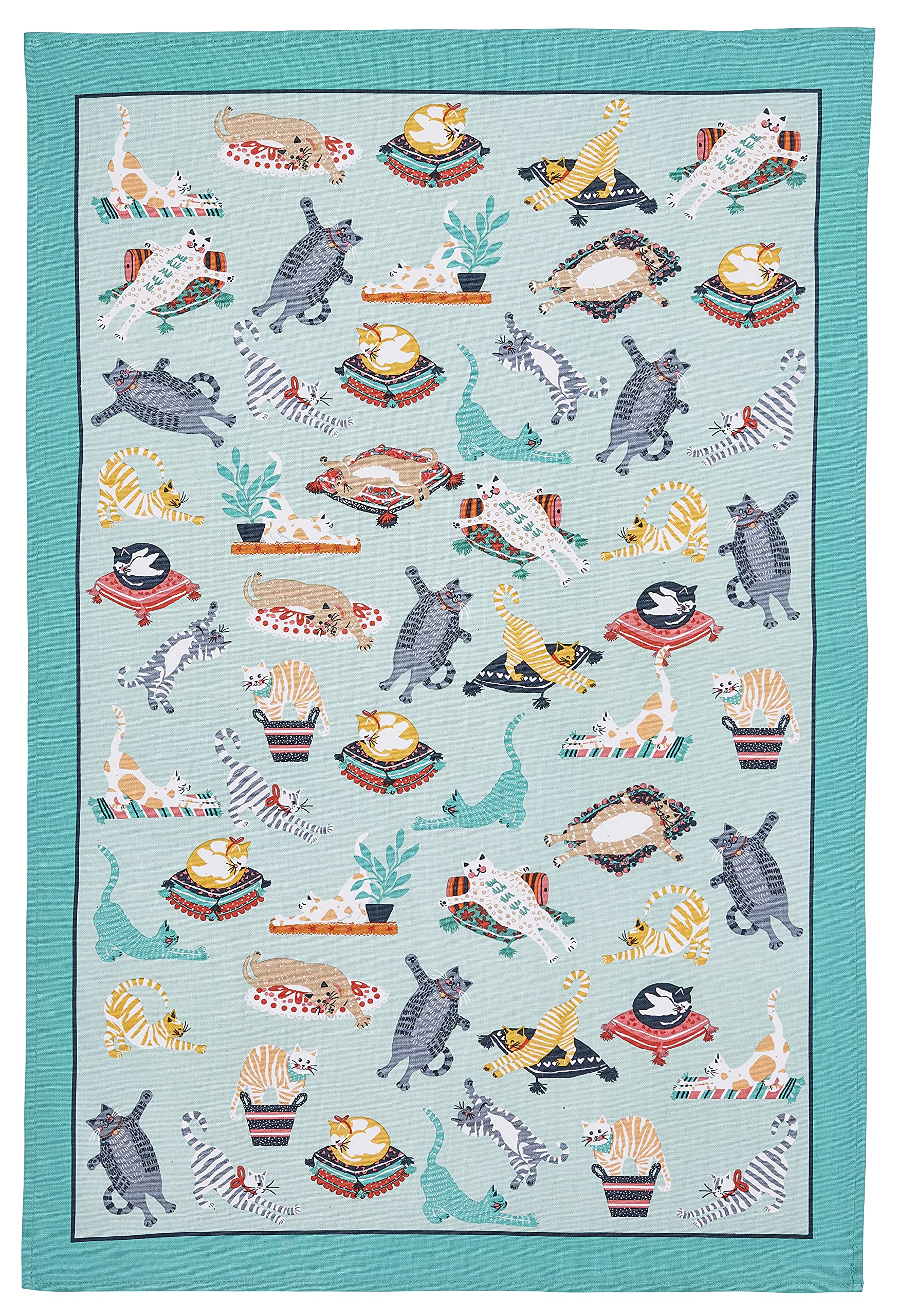 Kitty Cats Cotton Tea Towel Kitchen Towel