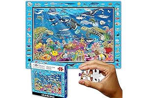Think2Master Mudpuppy Puzzle 500 Piece: An Enthralling Ocean Escape for Puzzle Enthusiasts