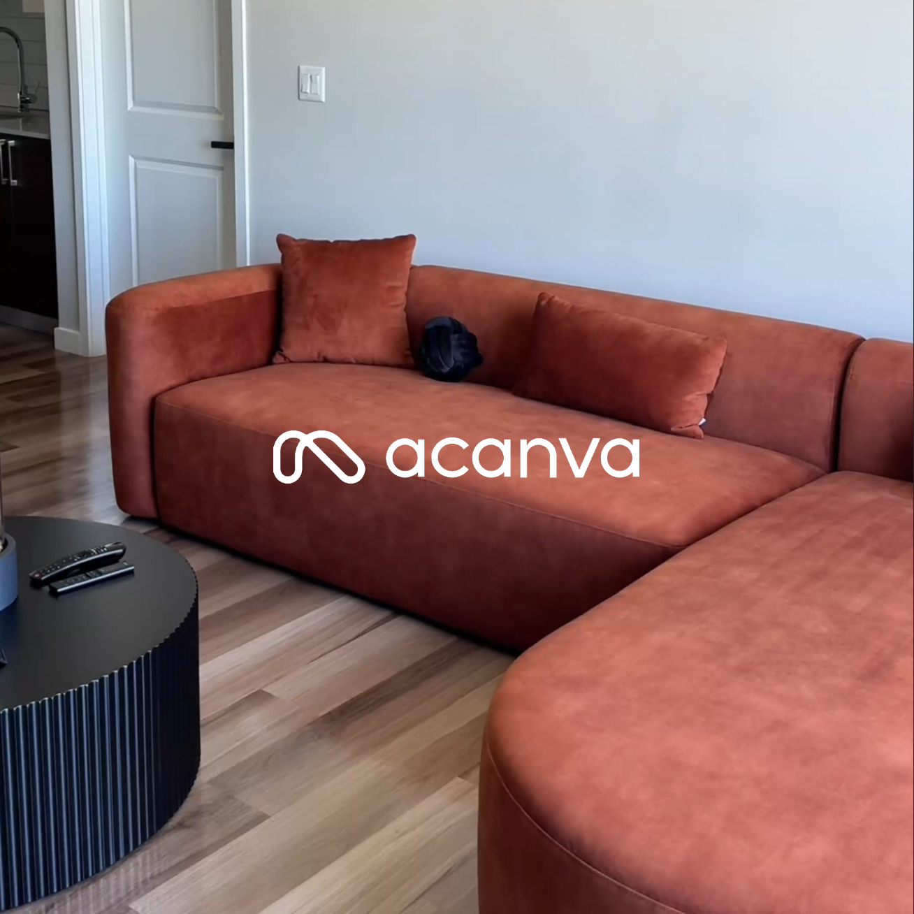 Amazon.com: Acanva Luxury Modern Tight Curved Back Velvet Sofa