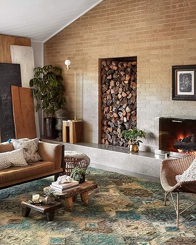 Loloi Rugs Owen Collection - Alfombra de área de transición color nieblagrafito, 1 pie-6 pulgadas x 1 pie-6 pulgadas