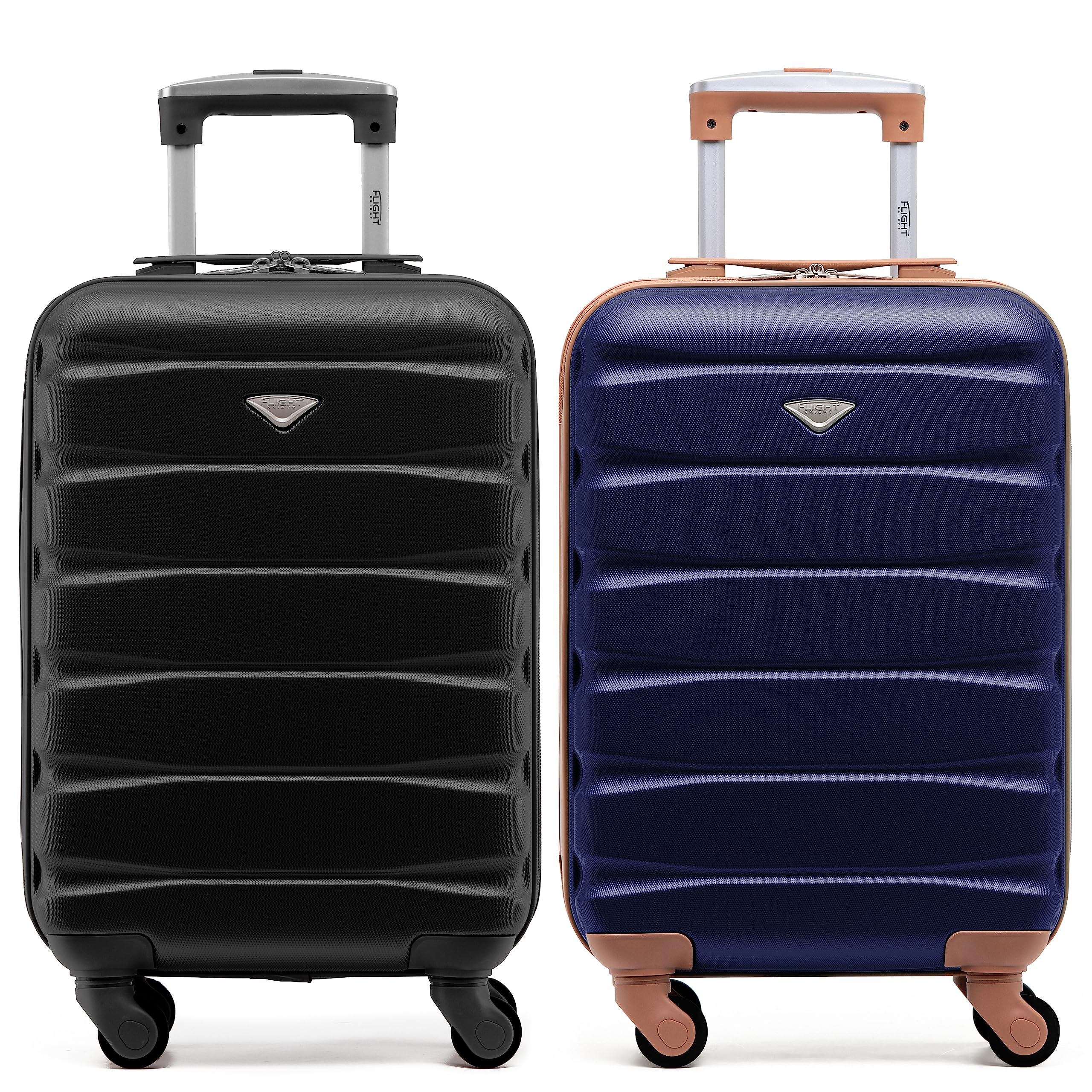 Flight Knight Suitcase Set of 2 Lightweight 4 Wheel ABS Hard Case Cabin Carry On Hand Luggage Approved for Over 100 Airlines Including easyJet, British Airways, Ryanair & Many More 55x35x20cm — view 200