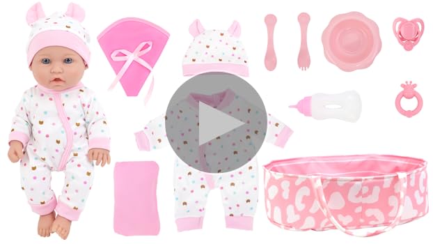 baby A/P　アクセサリーセット Amazon.com: ZITA ELEMENT 12 Inch Baby Doll with Accessories for