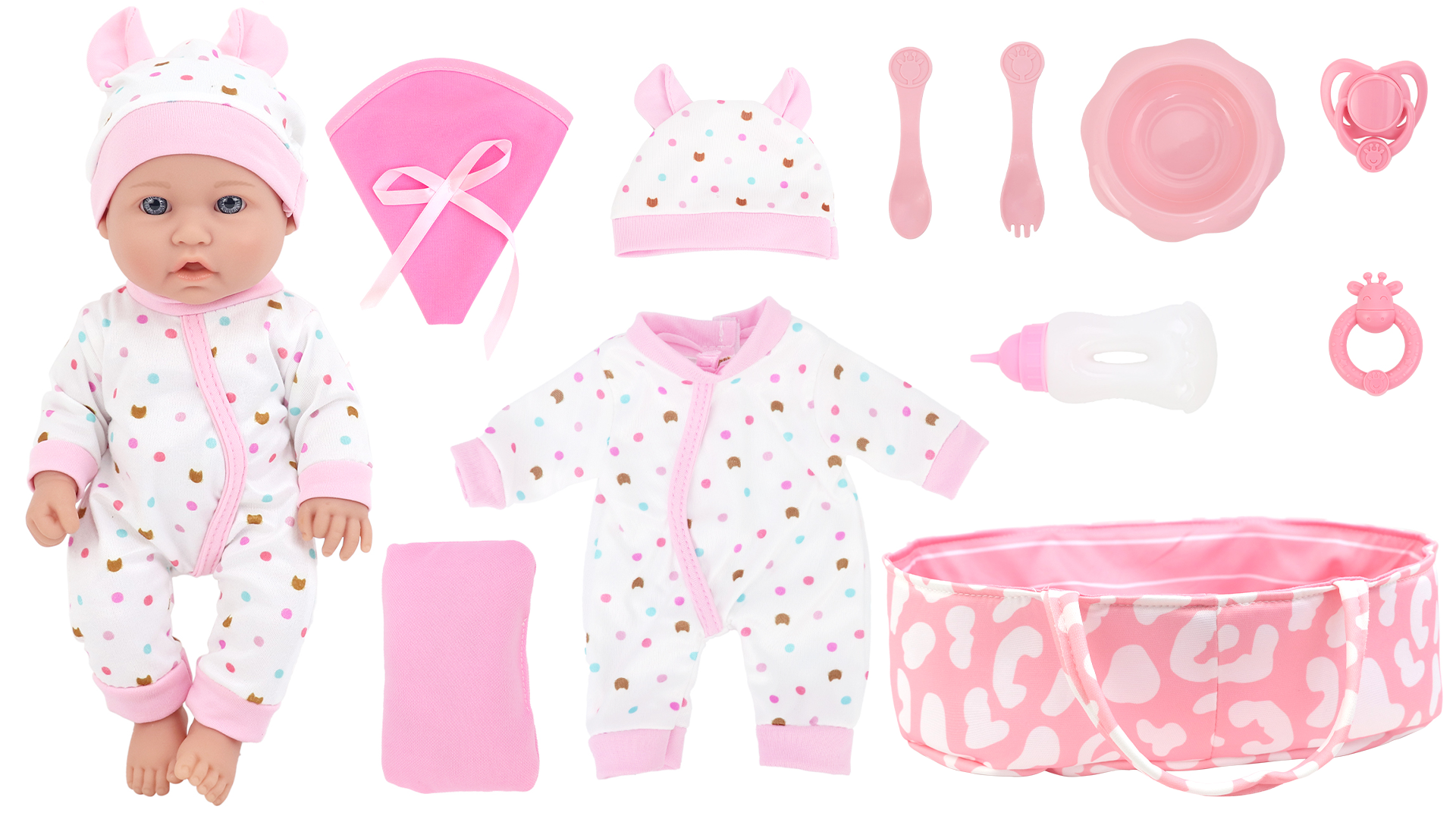 Amazon.com: ZITA ELEMENT 12 Inch Baby Doll with Accessories for