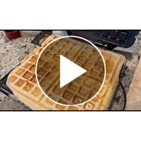 FirstBuy Belgisches Waffeleisen, 1100W Waffeleisen mit Kontrollleuchten zum Frühstück, 4 Scheiben Quadratisches Antihaft… – Bild 9