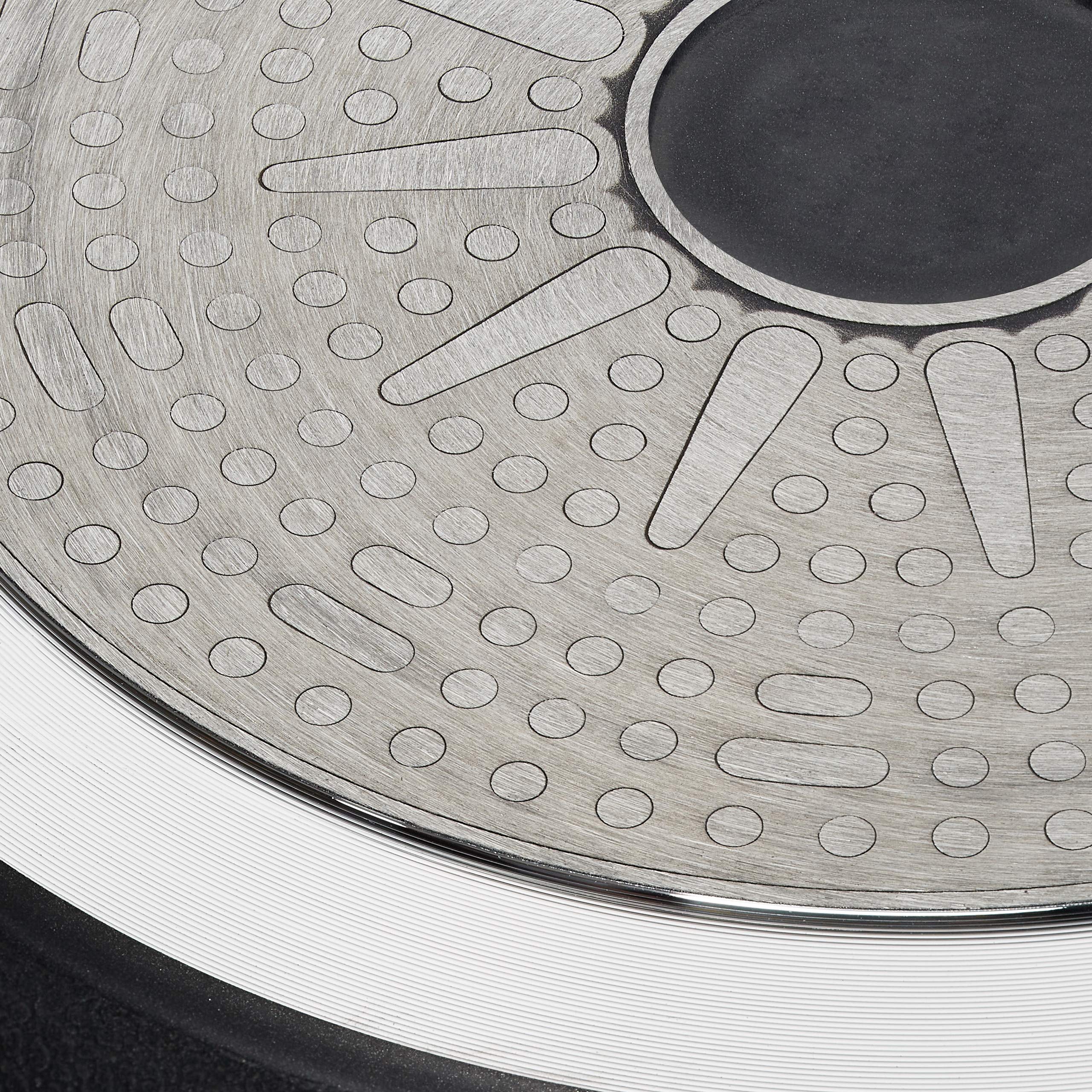 Relaxdays Wok, Padella con Coperchio di Vetro, 30 cm, Antiaderente, per Fornelli a Gas, Elettrici & Induzione, 4l, nero
