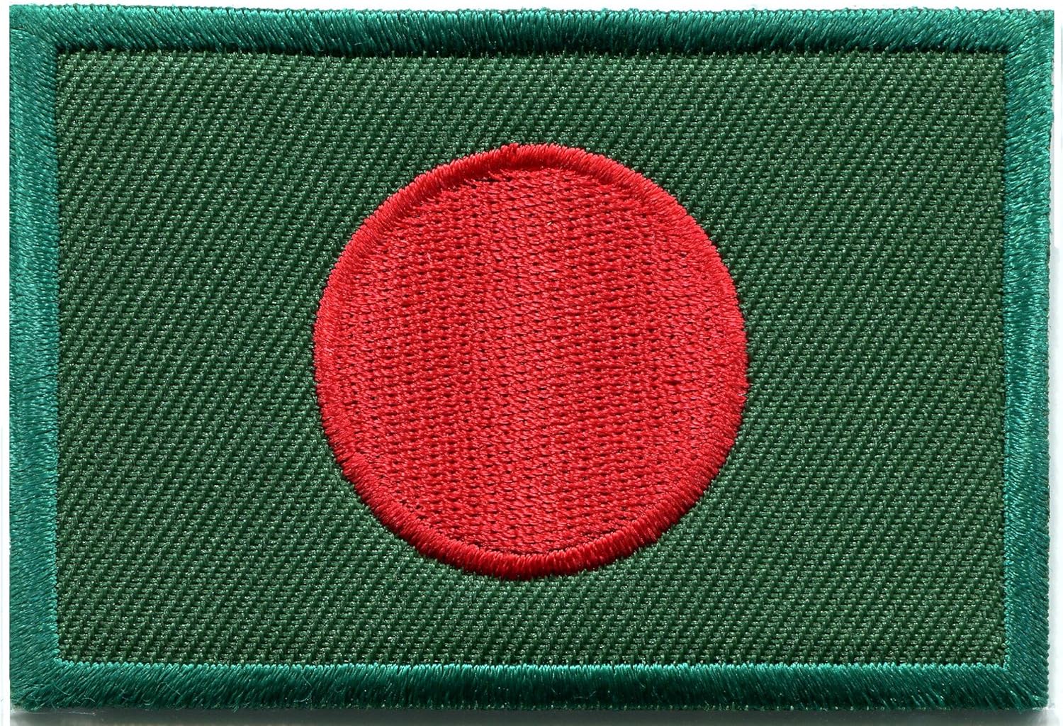 Flag of Bangladesh Bengali Embroidered Applique Ironon Patch S1324 Arts, Crafts