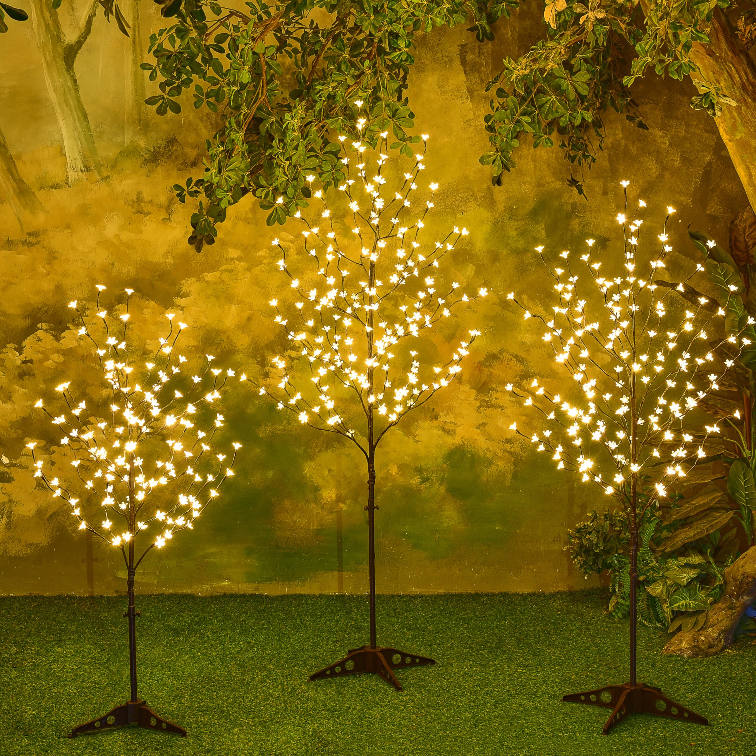 Amazon.com: Lightshare LED Lighted Cherry Blossom Tree, 4FT