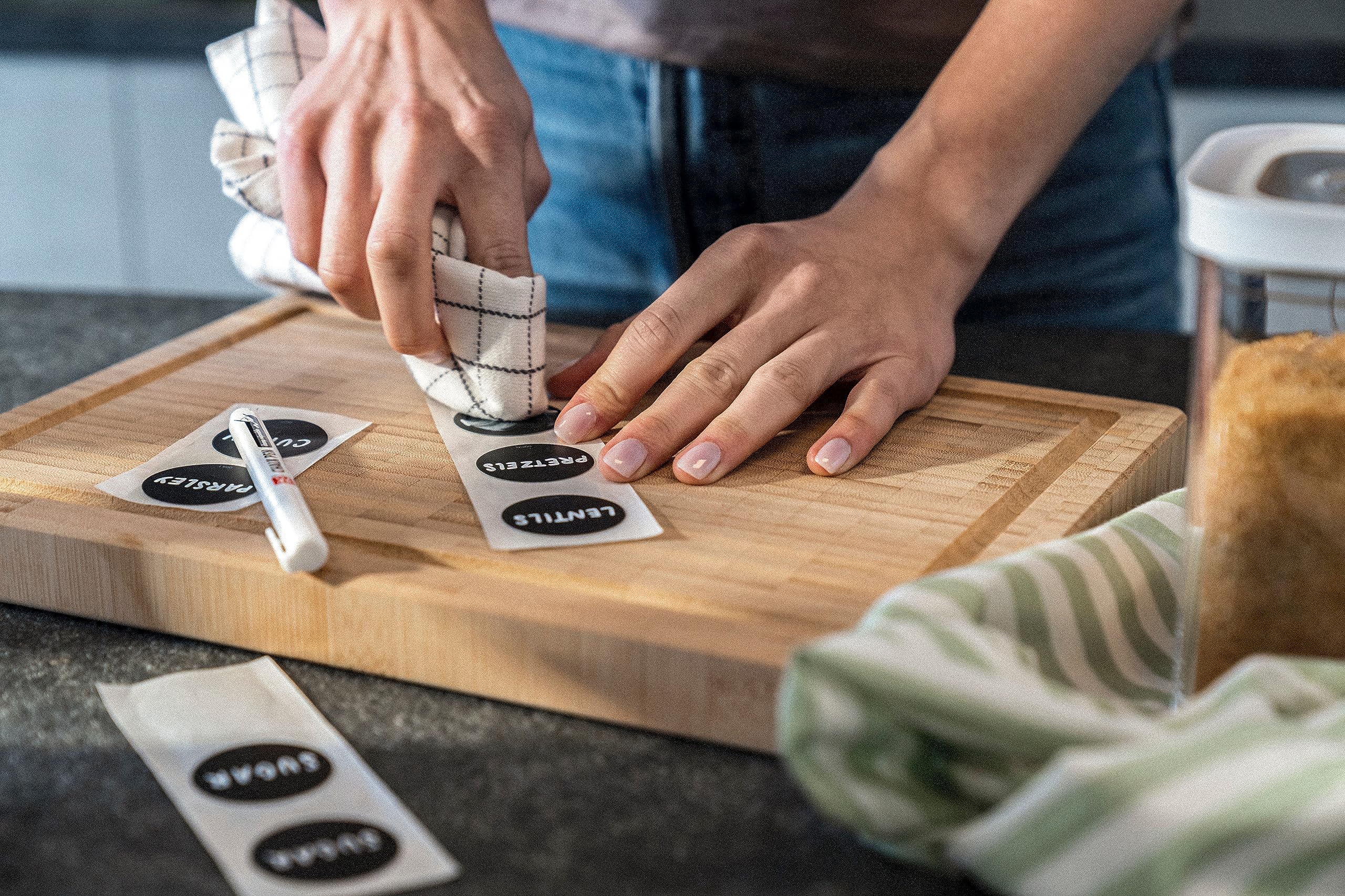 ZWILLING FRESH & SAVE CUBE label & chalk pen kit, accessories, smart NFC tags, writable, reusable & app-integrated - Image 4