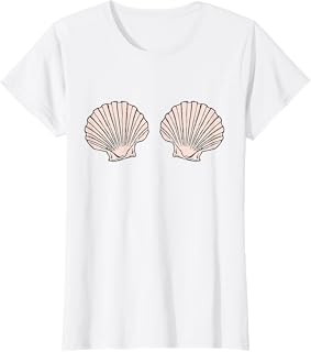 Seashell Bra T-Shirt T-Shirt