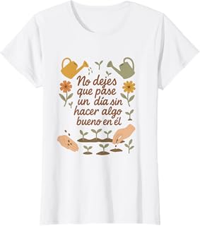 Frases Cristianas de Siembra con Mensaje Positivo Diario Camiseta