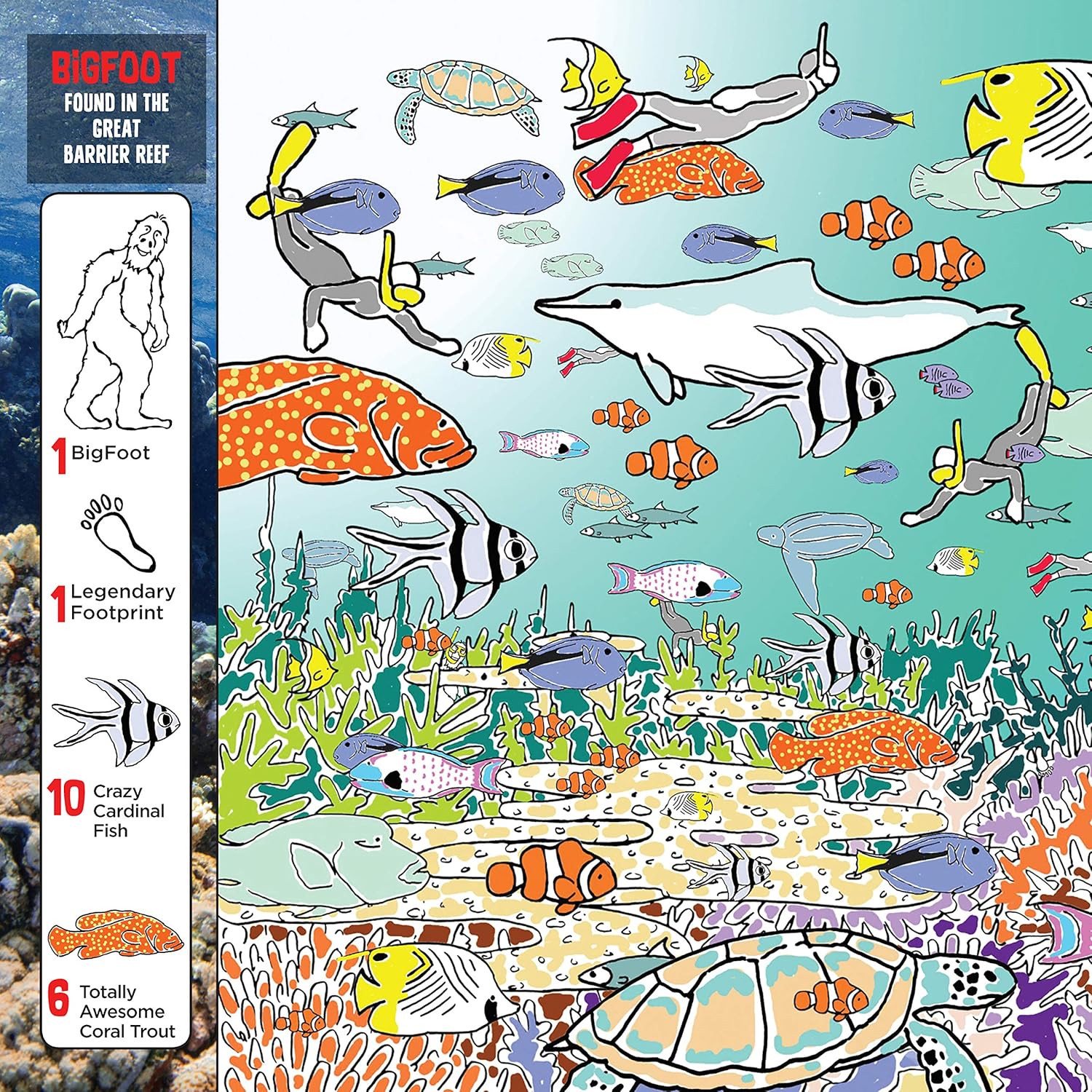 BigFoot Goes on Great Adventures: Amazing Facts, Fun Photos, and a Look-and-Find Adventure! (Happy Fox Books) Over 500 Hidden Items to Find in the Amazon Rainforest, the Himalayas, Madagascar, & More - Image 3