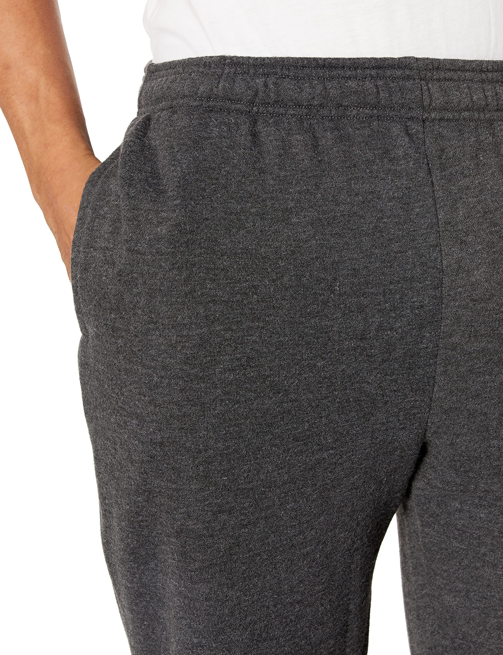 Amazon Essentials Pantaloni Sportivi in Pile con Fondo Aperto (Disponibili in Taglie Extra Forti) Uomo