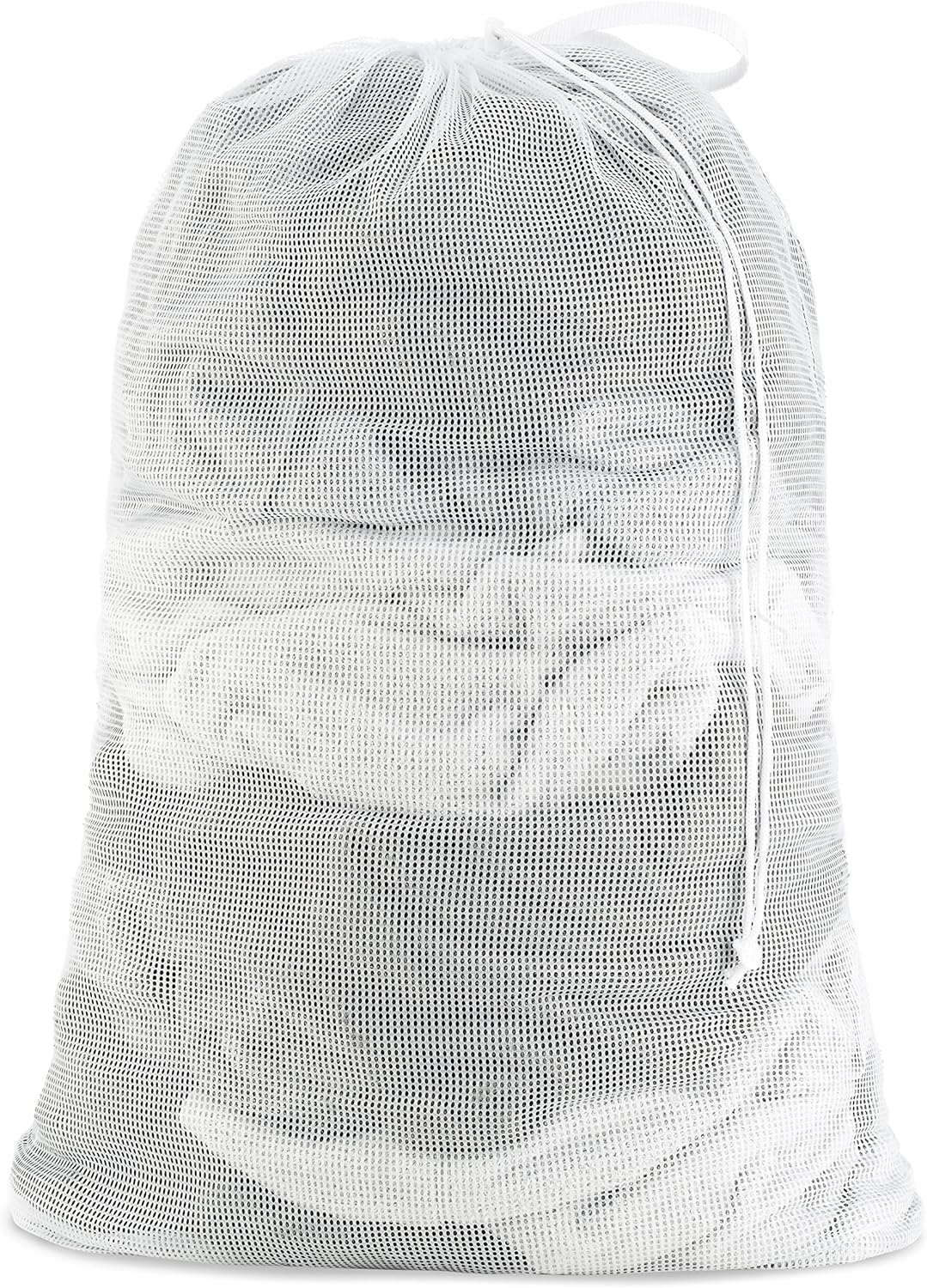 Whitmor Mesh Laundry Bag - White (Pack of 12)