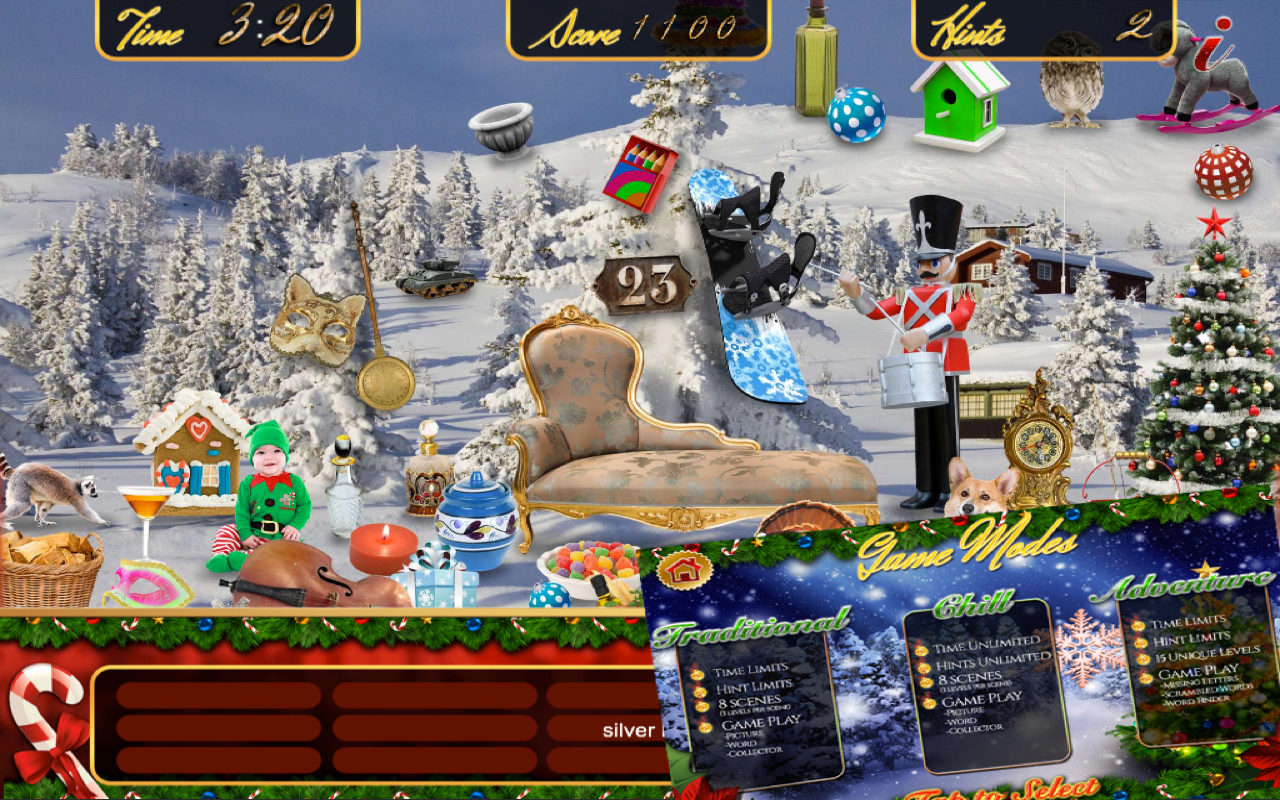 Hidden Objects – Merry Christmas Magic Holiday & Object Time Puzzle