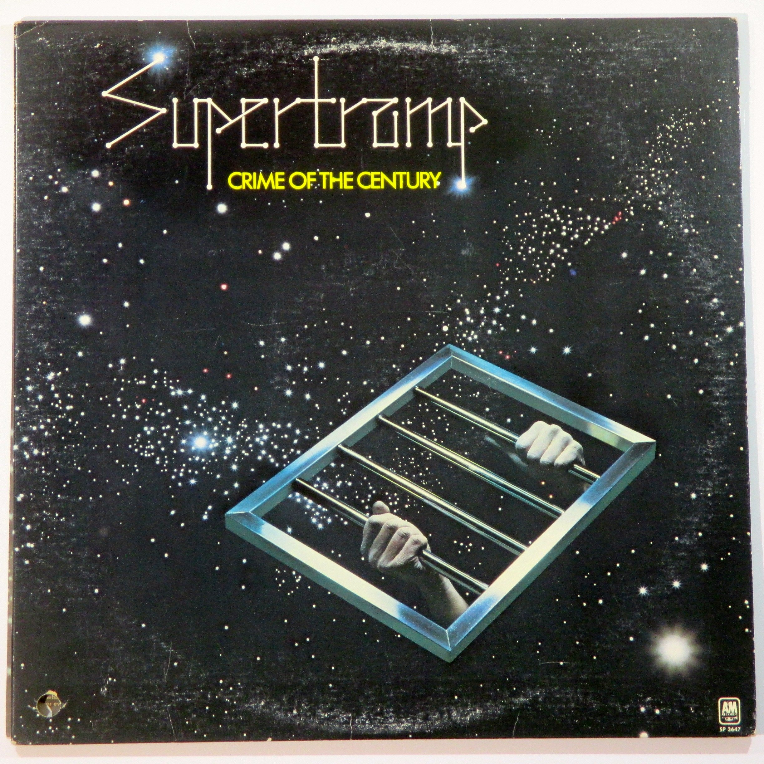 supertramp Crime Of The Century originale a & M Records Stereo Release SP 3647 1970 's Rock in vinile (1974)