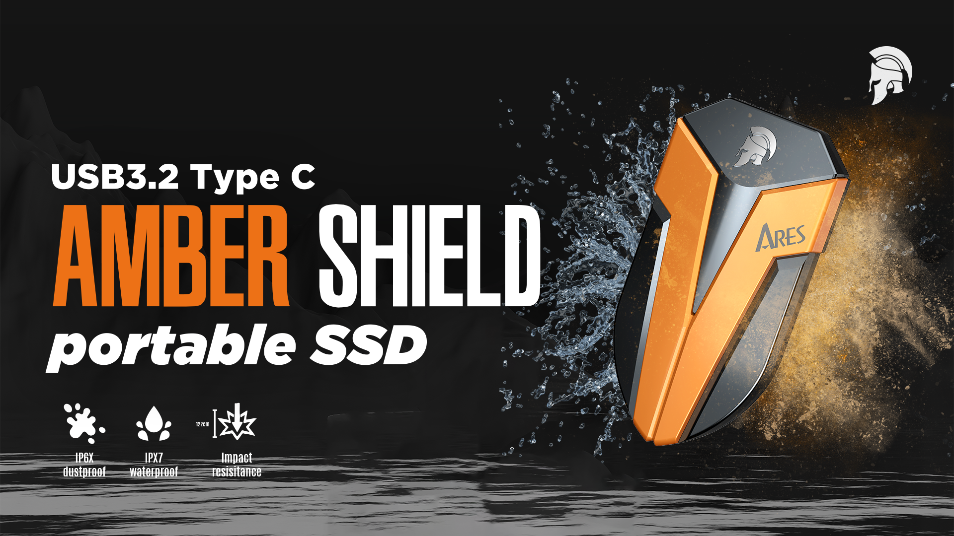Amazon.com: DATO 1TB External SSD, ARES Amber Shield Portable SSD