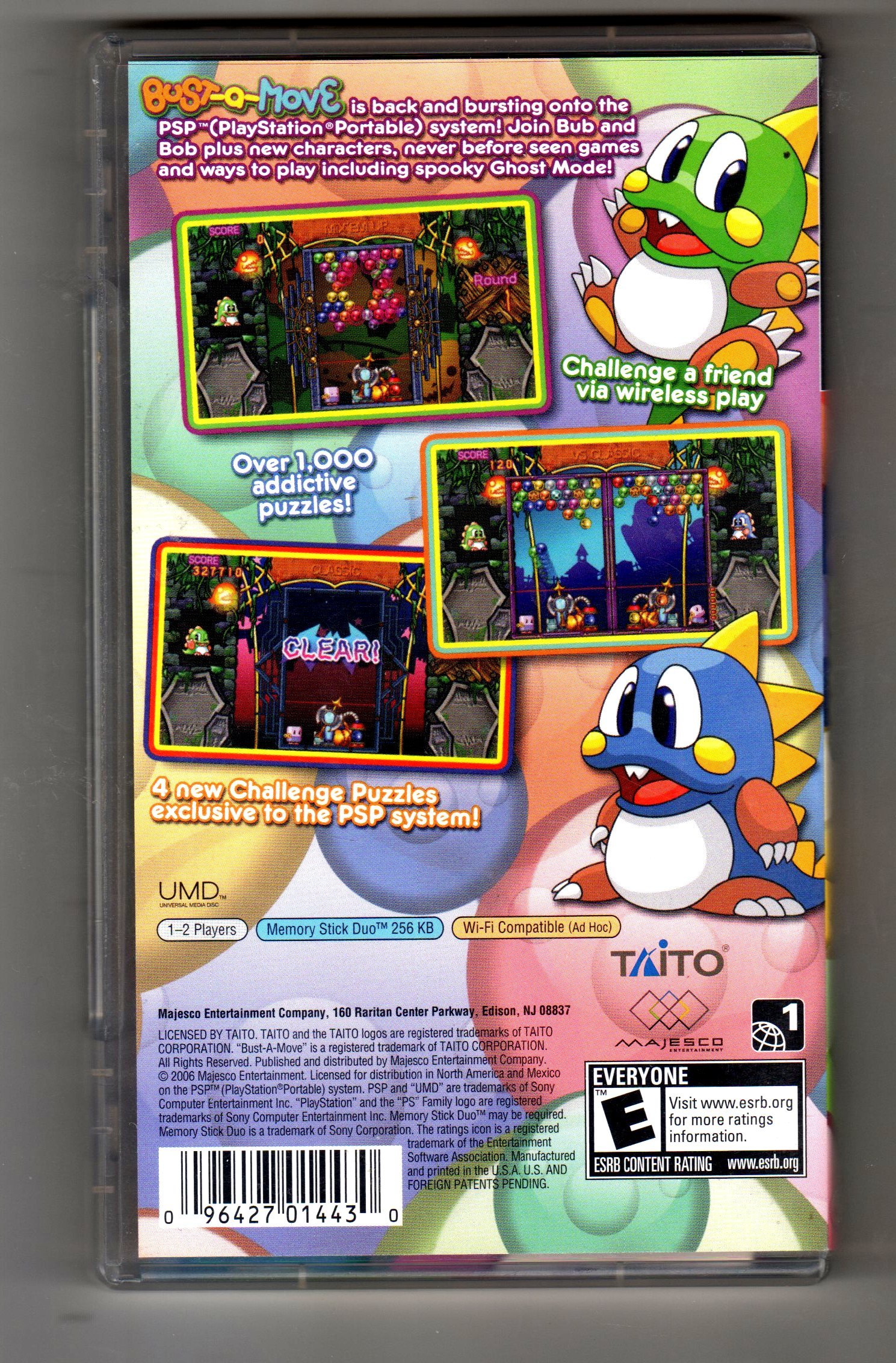 Amazon.com: Bust-a-Move Deluxe - Sony PSP : Video Games