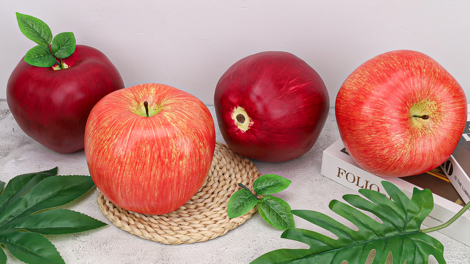 Amazon.com: Gresorth 1pc Artificial Large Size Green Apple Fake