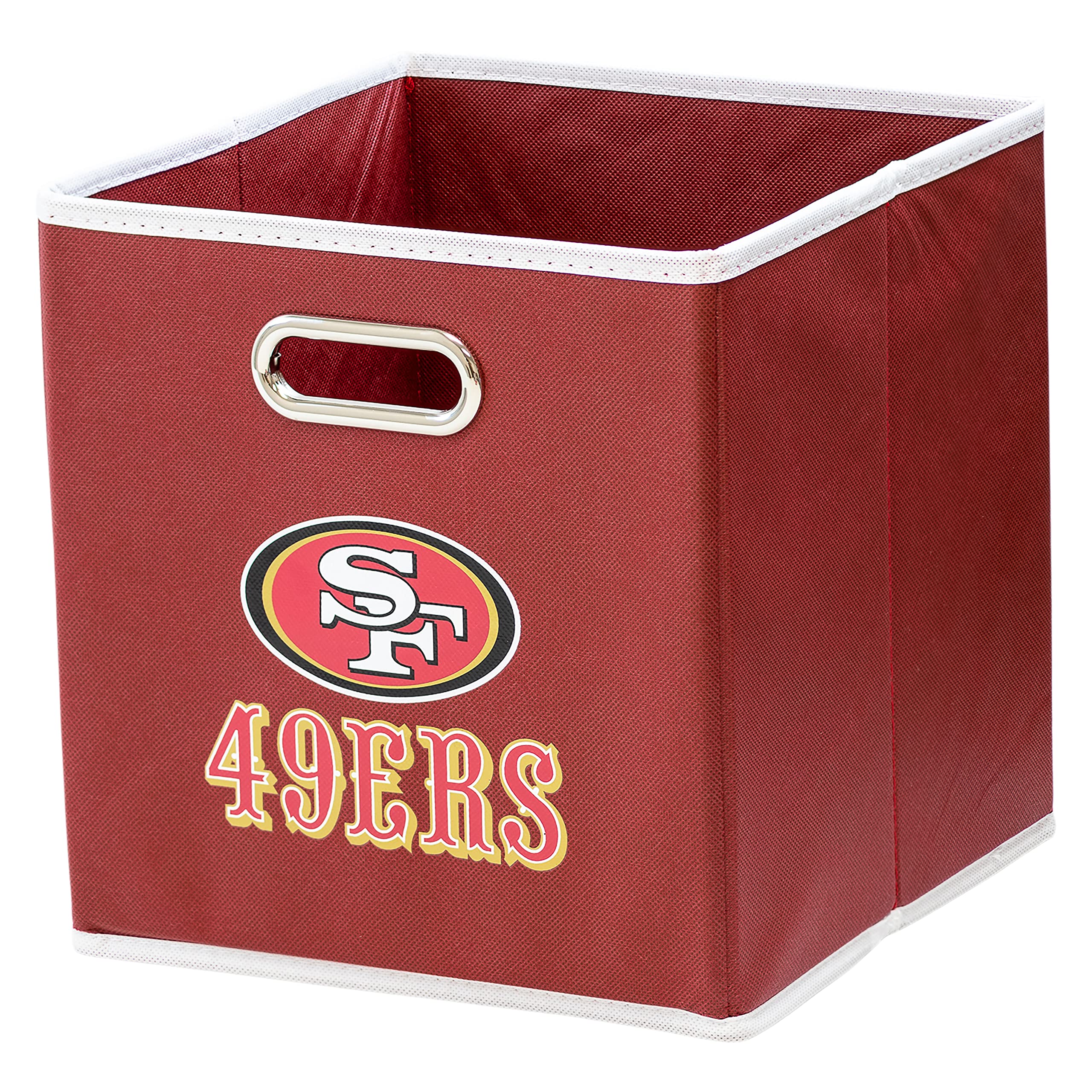 Franklin Sports NFL Storage Bins - Collapsible Cube Container + Storage Basket - NFL Office, Bedroom + Living Room Décor - 11"x11"