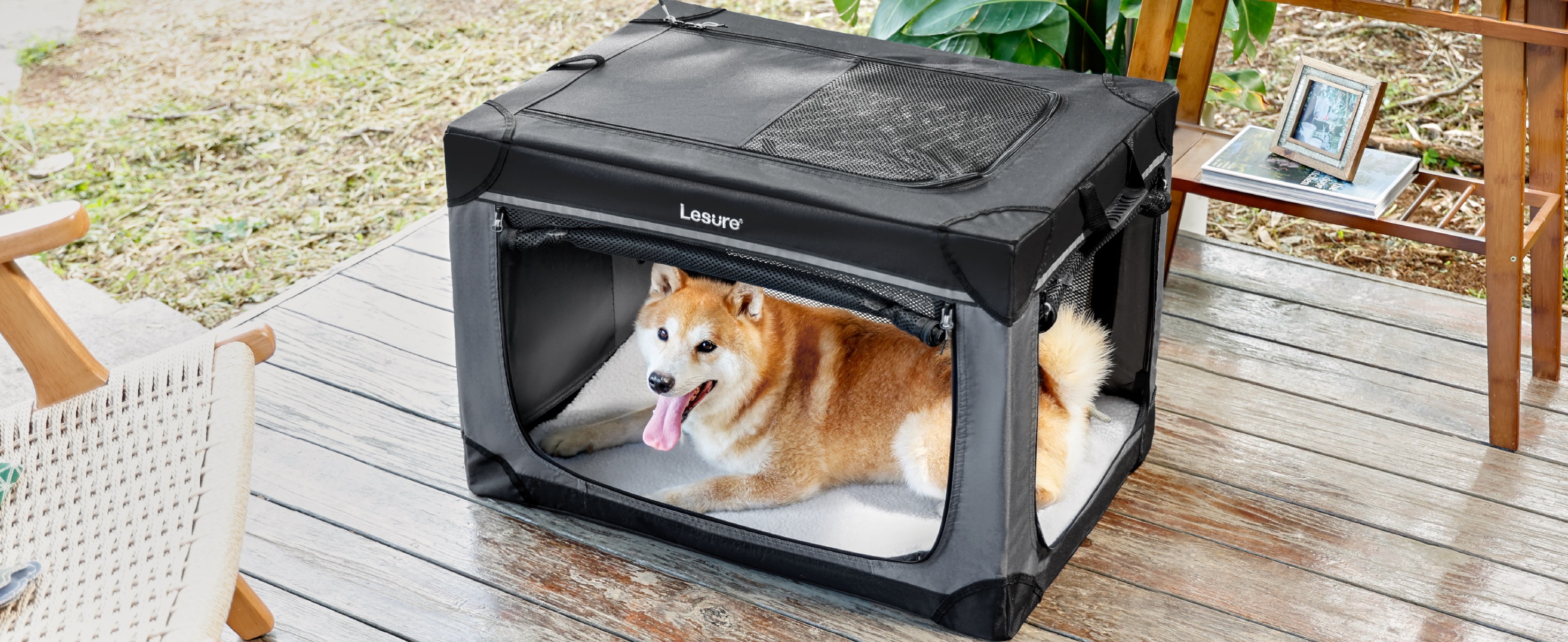 30 Inch Dog Crate Ownpets Collapsible Dog Crate, 36 Inch Portable ...