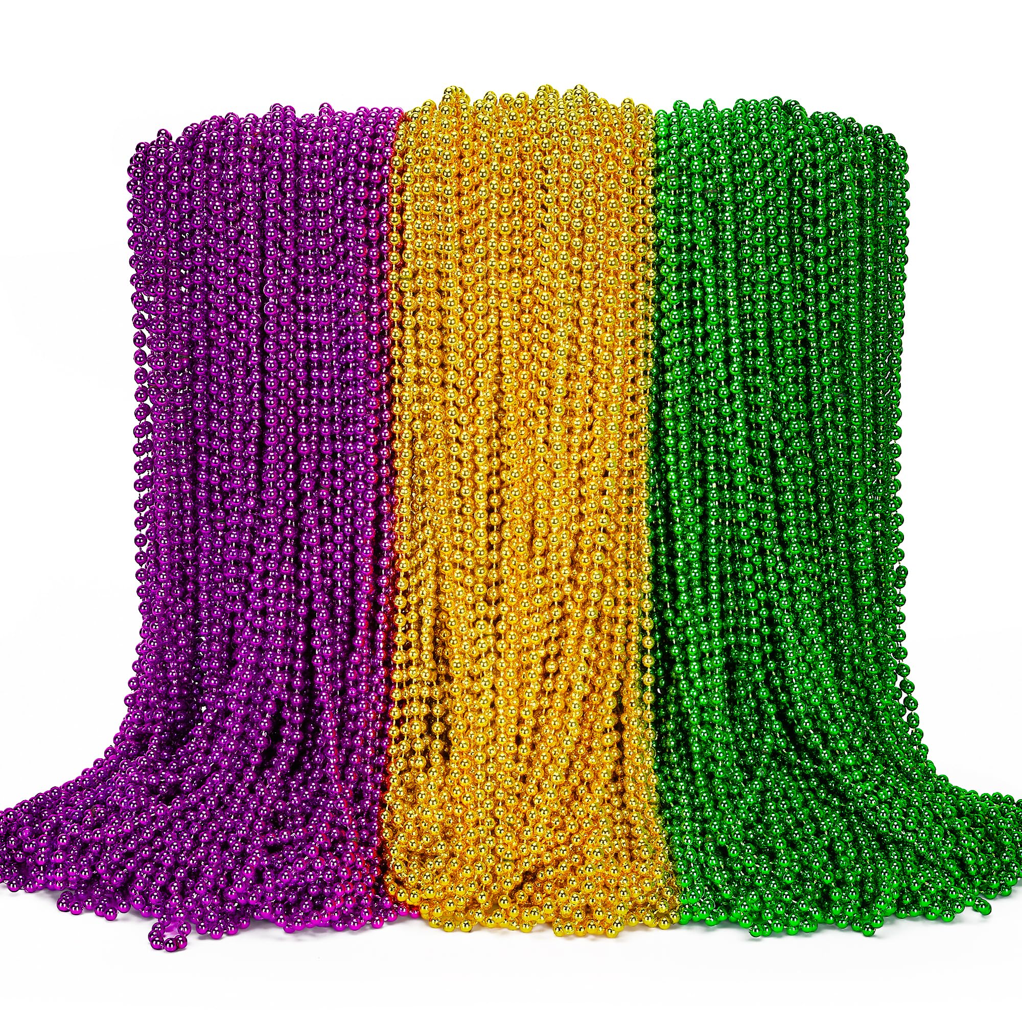 Huskein 120PCS Mardi Gras Beads - dress up accessories | Mubboo