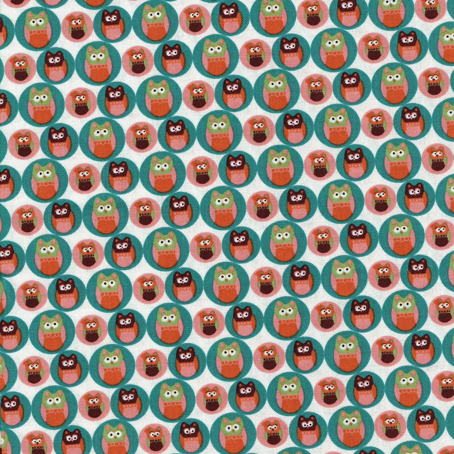 Woodland Animals Theme Co-Ordination from Fabric Freedom – 100% Cotton British Designed Craft Fabrics for Patchwork and Quilting Co-ordinated Colours and Prints – (Price per/Quarter Metre)