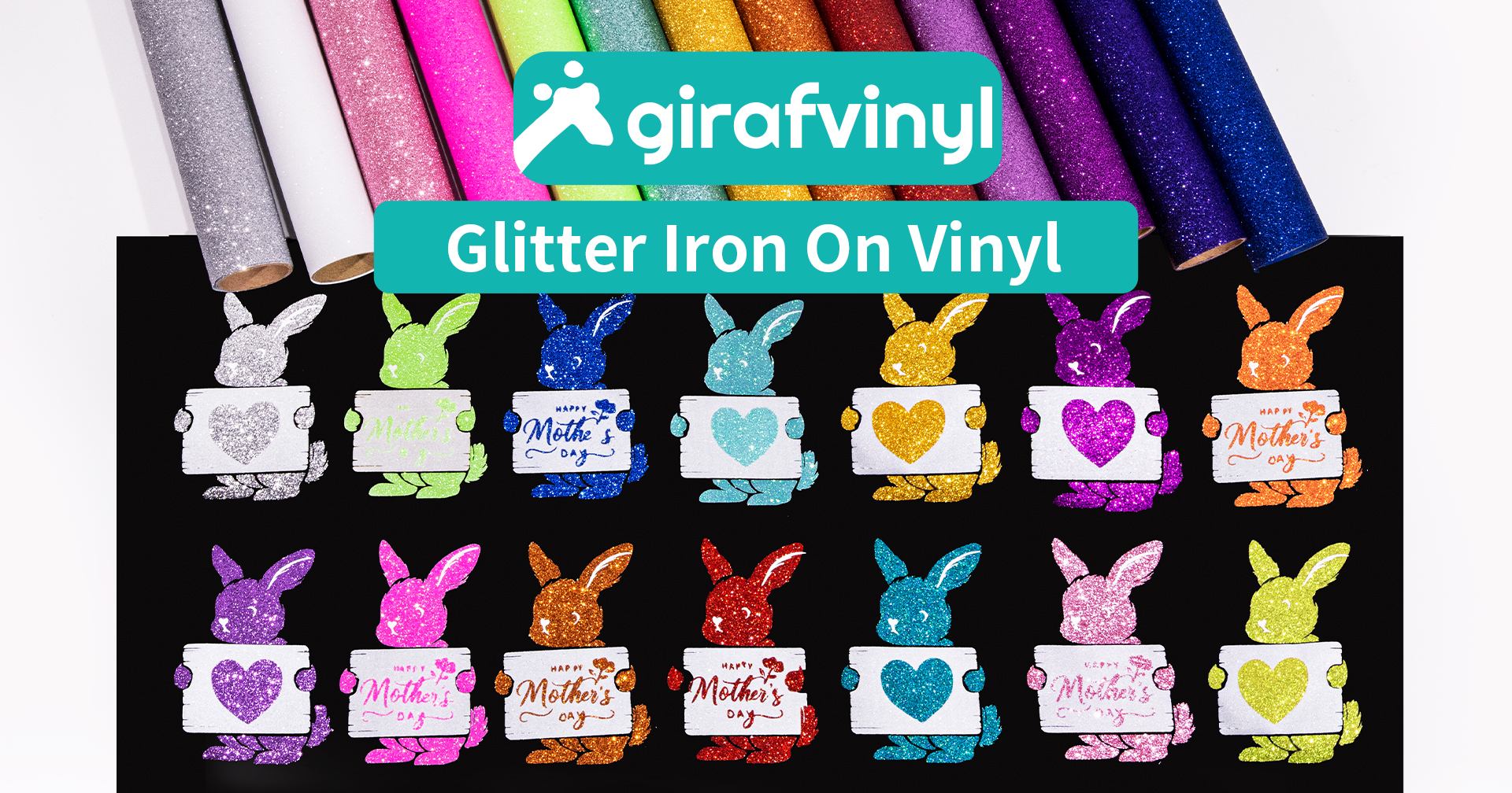 Amazon.com: GIRAFVINYL Copper Orange Glitter HTV Vinyl Heat