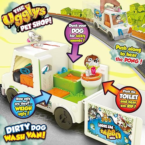 Miniatura 3 de The Ugglys Pet Shop sucio perro lavado Van
