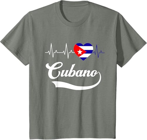 Miniatura 22 de Cubanito Baseball Flag Heart Souvenir Cubano Cuba Men Boy T-Shirt Black,Navy Blue,Dark Green,Dark Heather Grey,Heather Blue,Sapphire Blue,Royal