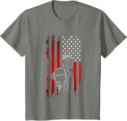 Miniatura 19 de American Football T-Shirt Black,Navy Blue,Asphalt Grey,Baby Blue,Grass Green,Dark Green,Brown,Olive Green,Lemon Yellow,Dark Heather Grey,Heather