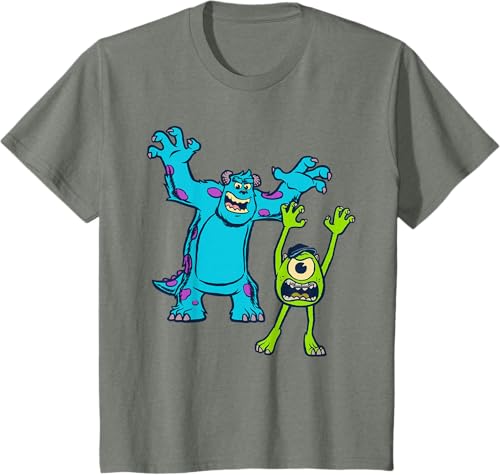 Miniatura 16 de Disney Pixar Monsters University Sulley and Mike T-Shirt Black,Navy Blue,Asphalt Grey,White,Baby Blue,Red,Kelly Green,Olive Green,Lemon